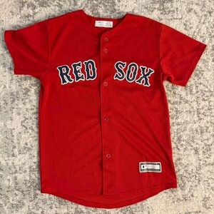 MLB Mookie Betts Red Sox Baseball Jersey Size Youth  Medium
